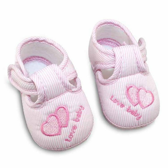 Baby Girl Shoes Soft Sole Dress Shoes - Infant Newborn Shoes Anti-Slip Soft Cotton Party School Wedding Princess Baby Girl Shoes