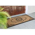 thumbnail image 4 of A1 Home Collections LLC X-Large Abrilina Entry Mat 36" X 72" Coir Doormat Front Door Mats Monogrammed, 4 of 9