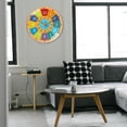 thumbnail image 3 of Reloj de enseñanza moderno para decir , reloj de pared de 30 cm sin Sector Gloria reloj de pared, 3 of 9