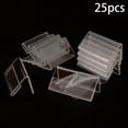 thumbnail image 3 of Ruibeauty 25Pcs Acrylic L-shaped Price Tag Display Holder Rack Label Stands Tool,2.4x1.6inch, 3 of 4