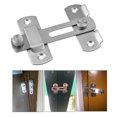 thumbnail image 3 of Pestillo de puerta de material acero inoxidable, hebilla de pestillo para suministros de dormitorio para , adorno para bloquear puertas de cobertizo, Colco Perno de bloqueo de puerta delantera, 3 of 8