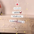 thumbnail image 3 of Adorno Colgante de Navidad DIY Artesanía de Colgando Decoración para Decoración de en hogar 25x17 cm Blanco, 3 of 9