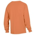 thumbnail image 3 of Men's ComfortWash Orange Bucknell Bison Stack Garment Dyed Long Sleeve T-Shirt, 3 of 3