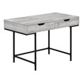 thumbnail image 1 of Monarch Specialties COMPUTER DESK - 48"L / GREY / BLACK METAL, 1 of 2