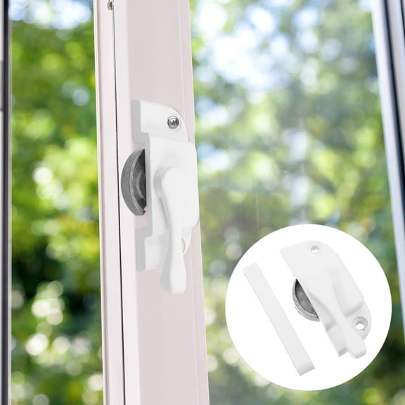 HOMEMAXS Window Locks for Vertical Security Bars Child White
