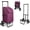 Purple, variant on 2 in 1 Stair Climbing Cart, 60L/300LBS Grocery Cart on Wheels for Stairs, Shopping Carts for Groceries with Removable Waterproof Bag, Folding Shopping Carts for Stairs, Blue