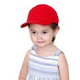 thumbnail image 5 of Falari Boy & Girl Baseball Cap Kids Hat Soft Cotton Adjustable Size for 6-9 Years Red, 5 of 6