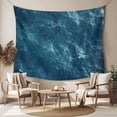 thumbnail image 2 of Dark Blue Nautical Tapestry for Bedroom Wall Hanging Tapestry, Ocean Beach Coastal Seaside Ceiling Backdrop Tapestries Poster Blanket Wall Decor for Teens Room Living Room Dorm 55" x 73", 2 of 8