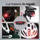 thumbnail image 5 of Lámpara LED Bicicleta BLCV10 5000lm Delantera y Trasera Recargable USB, 5 of 10