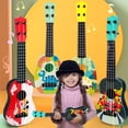 thumbnail image 5 of Godderr Ukulele Guitar Kids Small Mini Playable Small Guitar Toys 16.9*1.8*5.5inch Multicolor Random, 5 of 7
