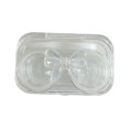 thumbnail image 1 of Caja de lentes de contacto compacta transparente de plástico duro, caja de almacenamiento de lentes, 1 of 5
