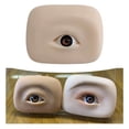 thumbnail image 4 of Modelo de silicona, práctica de maquillaje, , accesorio suave, para entrenar a principiantes, portátil , Marrón Izquierda Yinane Portátil, 4 of 8