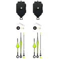 thumbnail image 1 of 2 Set Quartz Clock Movement Kit Replacement Parts A, 1 of 5