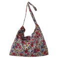 thumbnail image 3 of Bolso Mano Lona Floral Compras Hombro para Mujer (colorido), 3 of 9