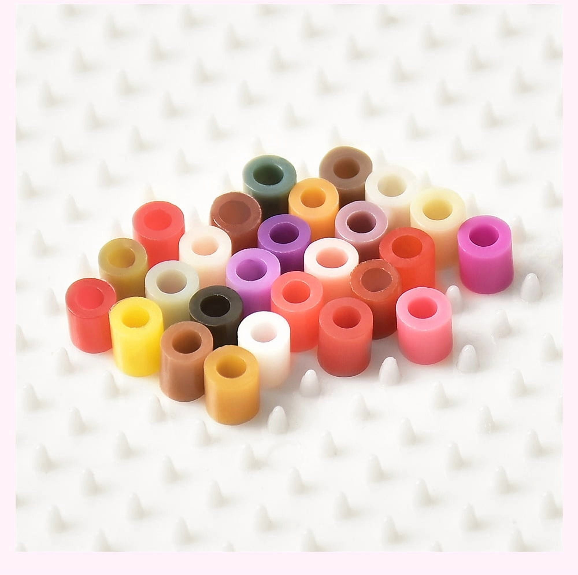 Single Color Value Fuse Beads Refill Pack,2.6mm Pony Bead Compatible with Perler Beads for DIY Arts and Crafts E&F Color Scheme