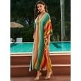 thumbnail image 5 of Women's Plus Size Kaftan Dress – Plus Size Maxi Dress Moo Moos Beach Cover Up,Bathing Suit Cover-Up Loungewear, 5 of 9