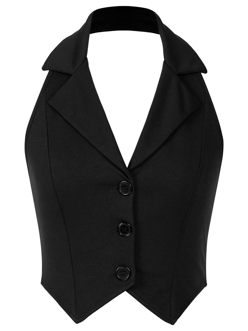 red and black men's dress shoes Susan Knit Vest Dress in Black main image 1