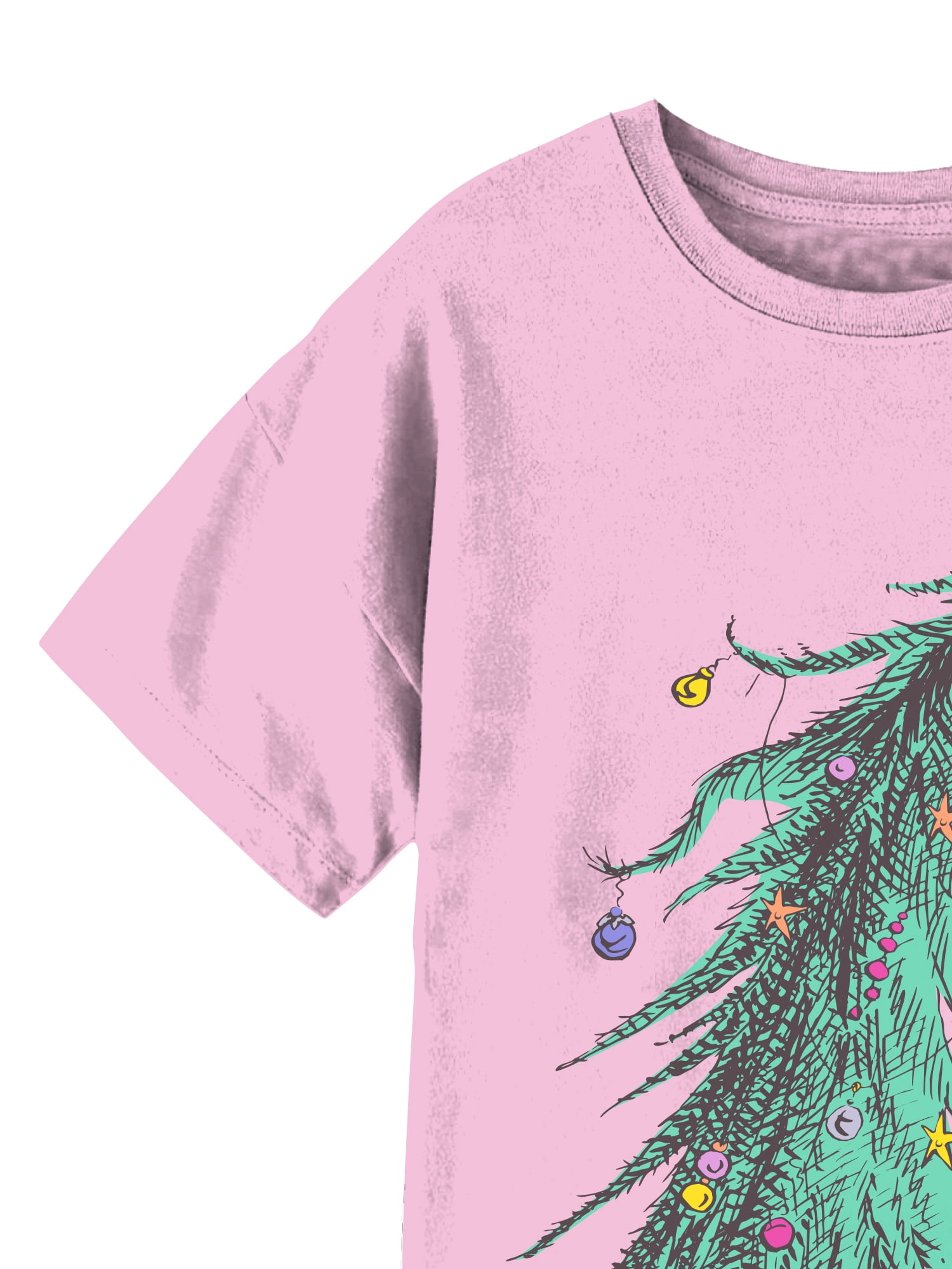 Dr. Seuss' Cindy Lou Who Girls Graphic Crewneck Short Sleeve T-Shirt, Sizes 4-16