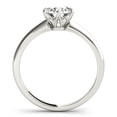 thumbnail image 2 of Lina Jewel 2.24 Ct Brilliant Round Solitaire Diamond Engagement Ring - 14K White Gold Plated - Lab-Created Simulated Diamond - Elegant Prong Setting - Wedding Ring for Women - Ideal Proposal Gift, 2 of 5