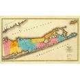 thumbnail image 2 of Burr, David 14x10 Gold Ornate Wood Framed with Double Matting Museum Art Print Titled - New York - Suffolk County, 1829, 2 of 4