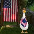 thumbnail image 7 of Bfogop 4th of July Porch Goose Outfit, Porch Goose Outfit Fits Large 23" H Statue, Independence Day Porch Goose Clothes Patriotic Goose Costume for 4th of July Garden Statue Decoration, 7 of 7