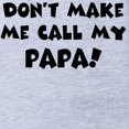 thumbnail image 2 of CafePress - Call Papa - Cute Infant Baby Football Bodysuit, 2 of 3
