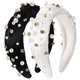 thumbnail image 1 of GOOHOCHY 2 bandas para el pelo, diademas de perlas, diademas con joyas para niñas, diademas anudadas para mujeres y niñas, 1 of 7