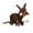 Brown, variant on Deyuer Lovely Donkey Pendant LED Sound Keyring Car Key Chain Handbag Hanging Decor Gift