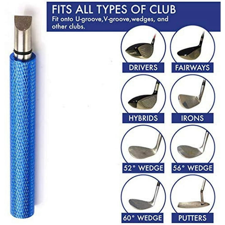 Golf Groove Cleaner Tool Portable Golf Iron Wedge Club Groove