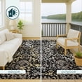 thumbnail image 4 of Addison Rugs Chantille Indoor/Outdoor Traditional Global Black Machine Washable Rectangle Rug, 10' x 14', 4 of 8