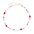 thumbnail image 1 of Collar de fresa roja TUNC Gargantilla Sencillez para mujeres, 1 of 5