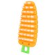thumbnail image 2 of Cepillo de limpieza de frutas y verduras, herramienta de limpieza multiusos para cocina (naranja), 2 of 8