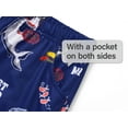 thumbnail image 6 of Topgal Little Big Boys Orange Raglan Short Sleeves Pajamas Summer Shark Pizza Snack Time Navy PJs Set for Kids Size 6, 6 of 7