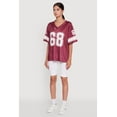 thumbnail image 4 of Womens 68 Graphic V-Neck Football Jersey, 4 of 5