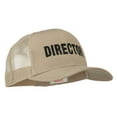 thumbnail image 5 of Director Embroidered Mesh Back Cap - Khaki OSFM, 5 of 5