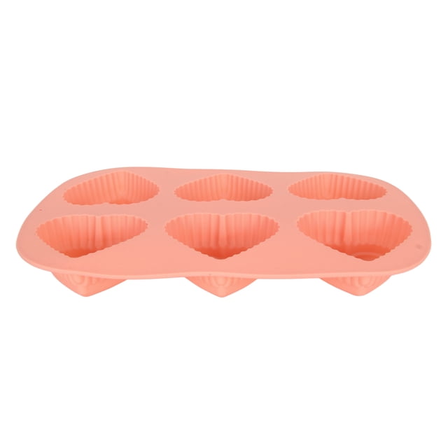 Moldes De Chocolate Con Forma De Corazón De Silicona, Antiadherente, 6 Agujeros, Molde De Silicona En Forma De Corazón, Reutilizable, Horno, Refrigerador, Microondas, Apto Para