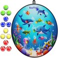 thumbnail image 1 of Dartboard BootAA de 29 pulgadas, grande, plegable, con bolas adhesivas, 1 of 9