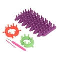thumbnail image 1 of Knitting Yarn Loom, Beginner Friendly Long Knitting Loom Kit Detachable  for Craft, 1 of 7