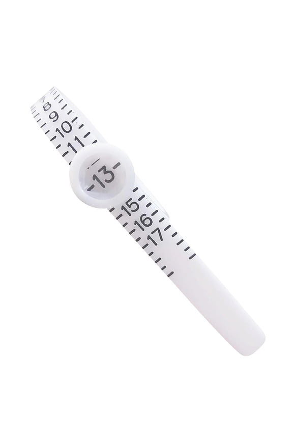 Ring Measuring Tool, Us Size Ring Size Finder, Ring Sizers for Measuring Finger, Ring Fit Checker for Accurate Sizing, Flexible Measuring Tape with Magnifier for Home Use Gifts