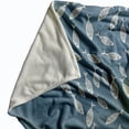 thumbnail image 2 of Simply Daisy Escuela Fleece Throw Blanket, Dusty Smoke, Small Throw, 2 of 4
