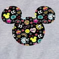 thumbnail image 3 of Mickey & Friends - Mickey And Minnie Doodles - Toddler And Youth Crewneck Fleece Sweatshirt, 3 of 5