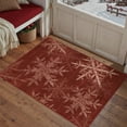 thumbnail image 3 of BERTHMEER 2'x3' Small Christmas Area Rugs for Entryway Bathroom Christmas Rugs for Bedroom Kitchen Dorm Entrance Non Slip Washable Red Indoor Carpets, 3 of 6