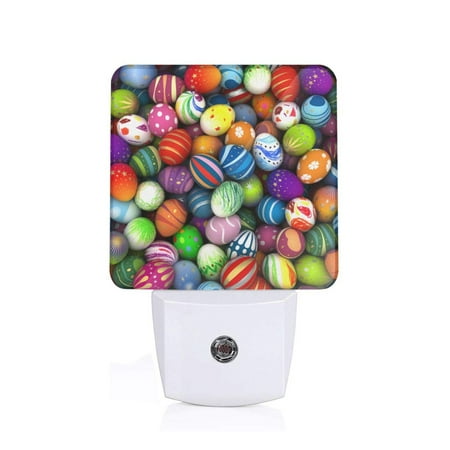 

Goofa Easter Eggs2 Night Light Plug-in Dusk to Dawn Sensor Warm White Ambient Lighting Ideal Kids Adults Nightlight-UK