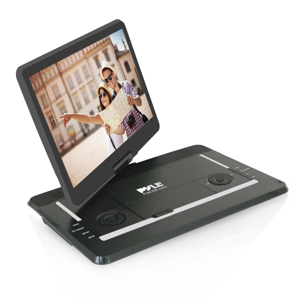 Pyle Compact Portable CD/DVD Player, 15.6 Inch HD Screen, Battery