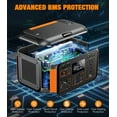 thumbnail image 2 of GRECELL 500W Continuous / 1000W Peak Portable Solar Generator, 2 of 8