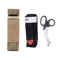 thumbnail image 3 of Bolsa de corte médico para exteriores, color caqui, Molle, equipo hemostático para heridas, bolsa táctica para linterna de Camping, 3 of 4