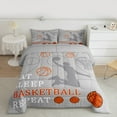 thumbnail image 2 of Castle Fairy Boys Girls Eat Sleep Basketball Bedding Comforter Set 2pcs,Ball Gamer Twin Comforter Sets Microfiber,Sport Theme Breathable Bedding Set,Luxury Bedroom Decor,Reversible, 2 of 8