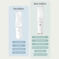 thumbnail image 3 of LUSN Intelligent Electric Hair Suction Hair Trimmer Wireless Hair Clipper R-Shaped Ceramic Cutter Head/10000r/m Strong Suction/IPX7 Waterproof/With Positioning Comb Hair Clipper for Kids Adults, 3 of 8