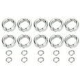 thumbnail image 2 of 10Pcs Bird Parrots, Outdoor Fly Training Activity Jewelry Box Latch Leg  Swings Small Chest Latches Opening Clip Accessories 6, 2 of 8