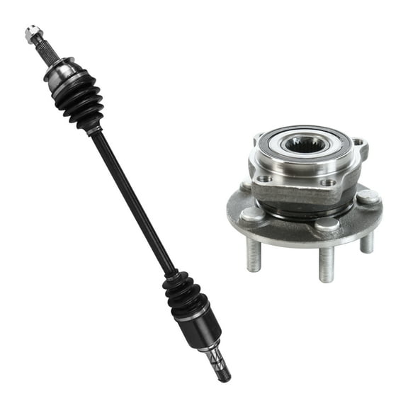 AutoShack Front Left or Right CV Axle Shaft Wheel Hub Bearing Assembly Replacement for 2008-2013 Subaru Impreza AWD Driver or Passenger Side 5-Lug 5 HUB010200215